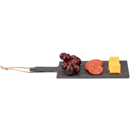 Charcuterie Tray - Slate, Rubber, Jute