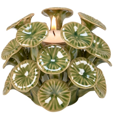 Mushroom Bloom Candle Holder - Ceramic