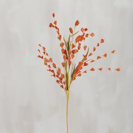 Red Buds Floral Pick - Plastic, Wire, Paper