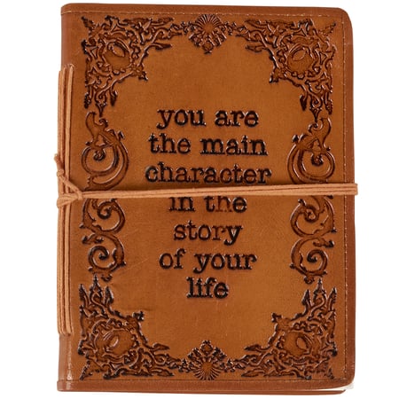 Main Character Journal - Leather, Paper