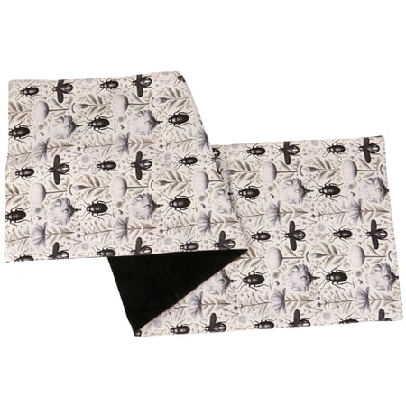 Beetles Table Runner - Cotton, Velvet