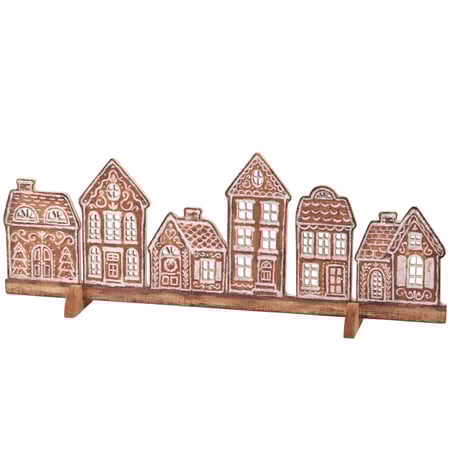 Gingerbread Village Stand Up - Wood