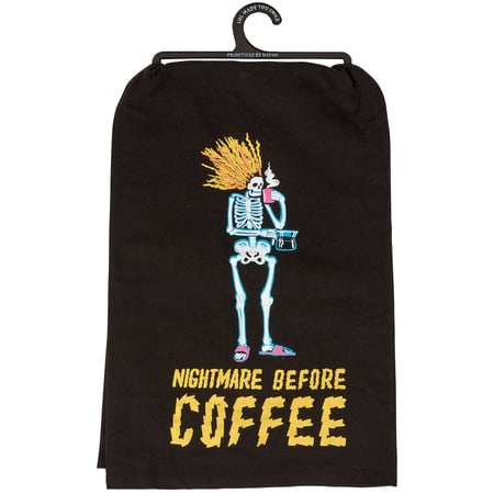 Before Coffee Kitchen Towel - Cotton