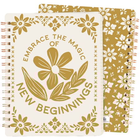 Embrace The Magic Spiral Notebook - Paper, Metal