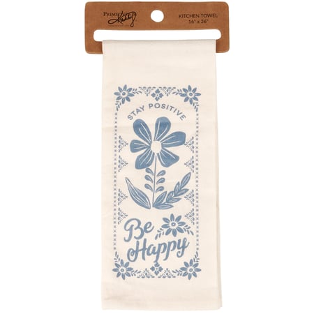 Be Happy Kitchen Towel - Cotton