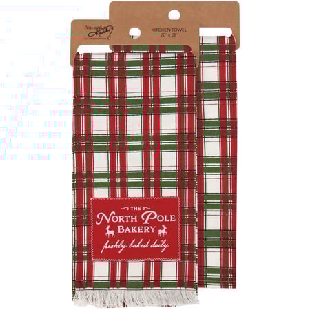 North Pole Bakery Kitchen Towel - Cotton