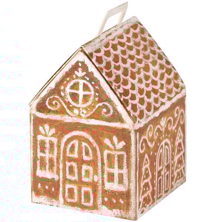 Gingerbread House Treat Box - Paper