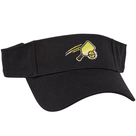 Pickleball Visor - Cotton, Hook-And-Loop Fastener