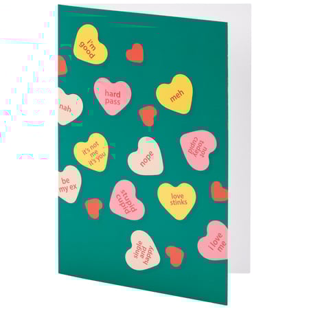Anti Valentine Greeting Card - Paper