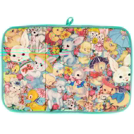 Vintage Easter Drying Mat - Polyester, Foam