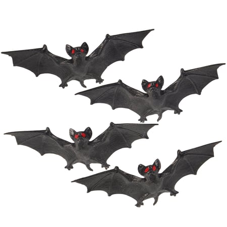 Black Flying Bat Set - Plastic