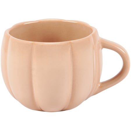 Cream Pumpkin Mug - Stoneware