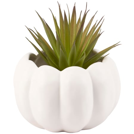 Medium Pumpkin Pot - Ceramic