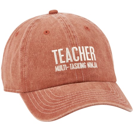 Teacher Ninja Baseball Cap - Cotton, Metal