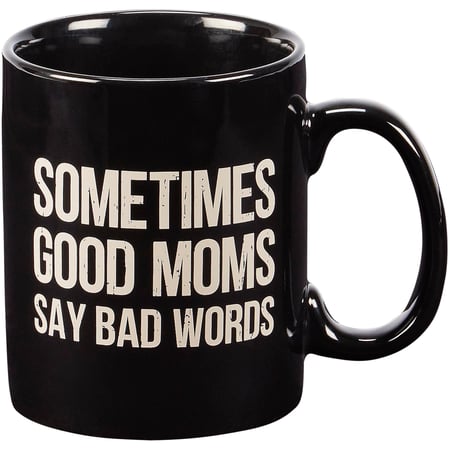 Say Bad Words Mug - Stoneware