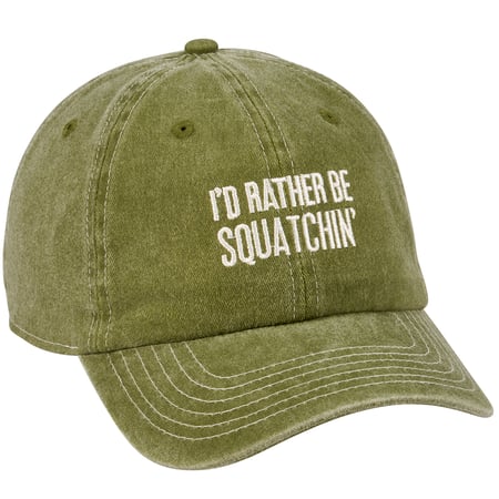 Squatchin' Baseball Cap - Cotton, Metal