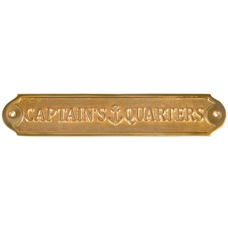 Captain's Quarters Wall Decor - Metal