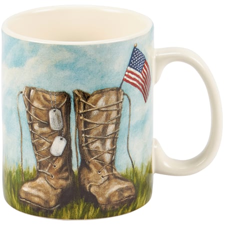 Soldier's Boots Mug - Stoneware