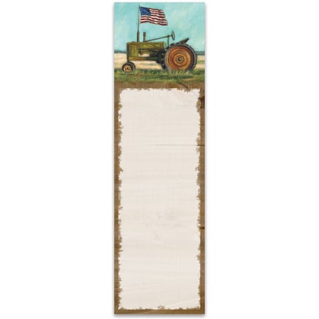 Tractor List Pad - Paper, Magnet