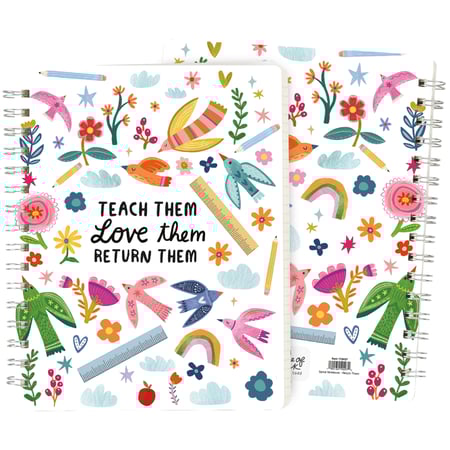 Return Them Spiral Notebook - Paper, Metal