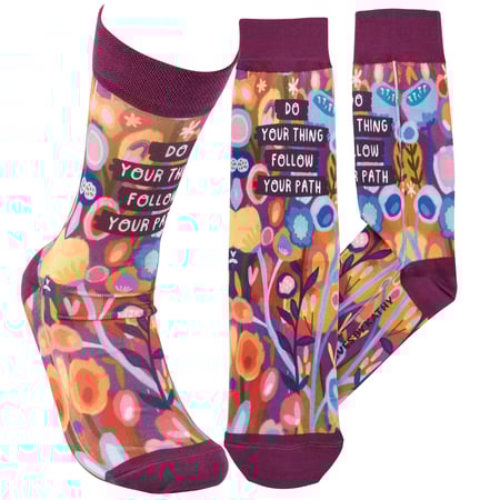 Do Your Thing Socks - Polyester, Spandex