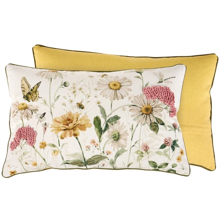 Garden Of Daisies Pillow - Cotton, Zipper