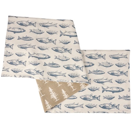 School Of Fish Runner - Cotton