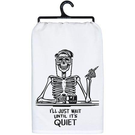 I'll Just Wait Kitchen Towel - Cotton