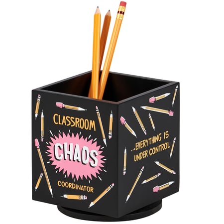 Classroom Chaos Pencil Spinner - Wood, Metal