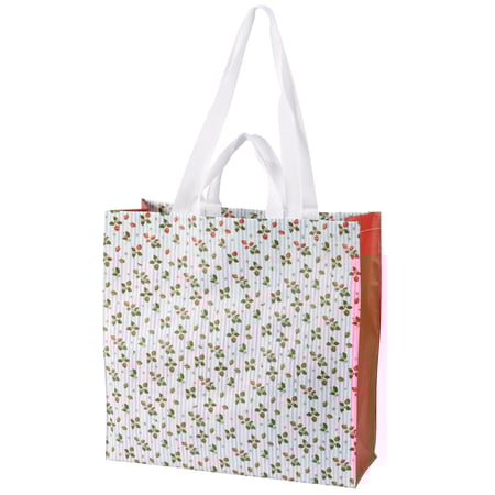 Strawberry Market Tote - Post-Consumer Material, Nylon