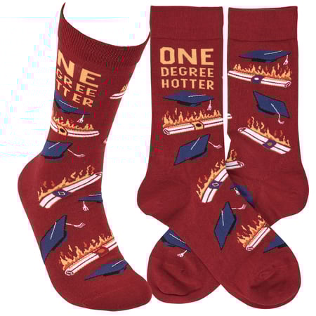 One Degree Hotter Socks - Cotton, Nylon, Spandex
