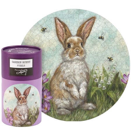 Garden Bunny Puzzle - Paper