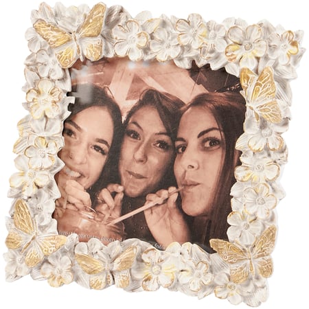 Butterfly Photo Frame - Wood, Glass