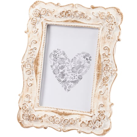 Antique Photo Frame - Wood, Glass