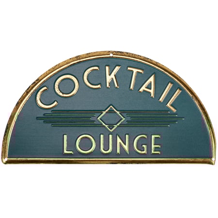 Cocktail Lounge Wall Decor - Metal