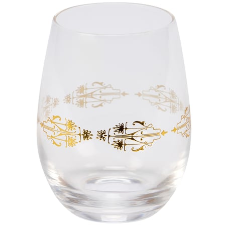 Art Deco Wine Glass - Glass
