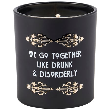 We Go Together Candle - Soy Wax, Glass, Cotton