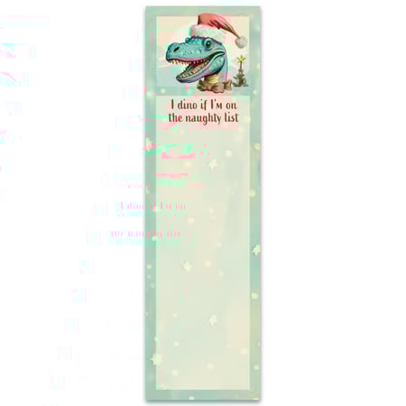 Naughty List List Pad - Paper, Magnet
