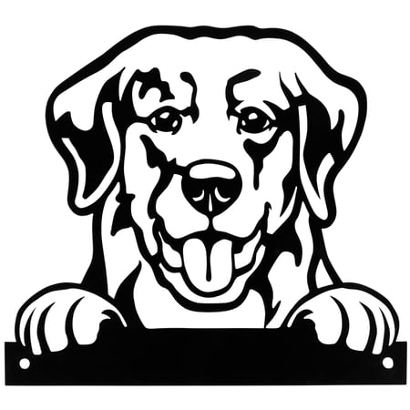Dog Metal Outdoor Art - Metal