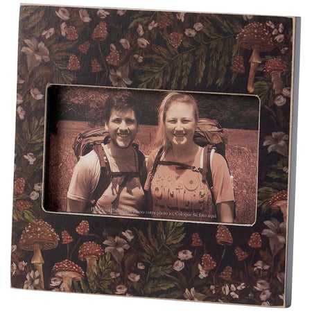 Hidden Garden Photo Frame - Wood, Paper, Glass, Metal