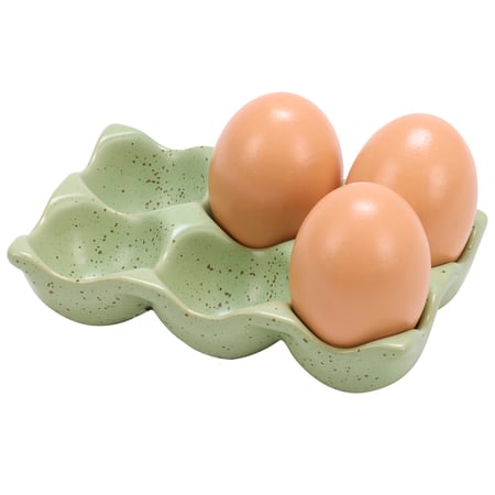 Farmhouse Egg Holder - Stoneware