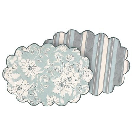 Blue Floral Placemat - Cotton