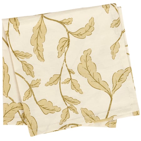 Green Botanical Napkin - Cotton