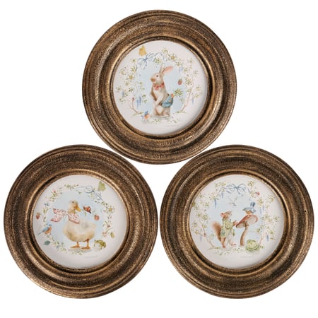 Garden Friends Hanging Decor Set - Wood, Paper