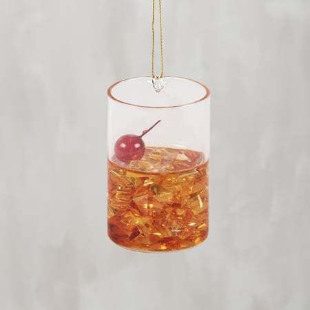 Glass Manhattan Ornament - Glass, Resin