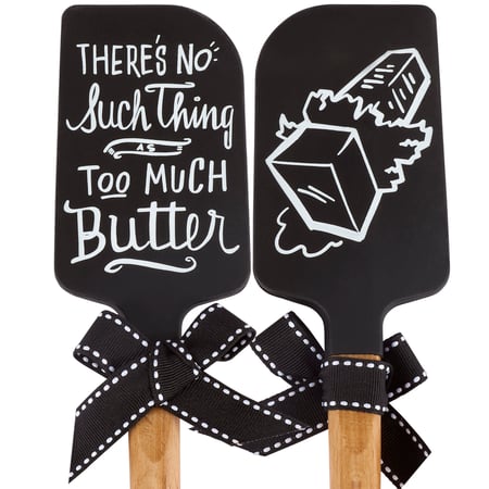 Too Much Butter Spatula - Silicone, Wood