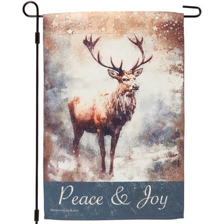 Peace & Joy Garden Flag - Polyester