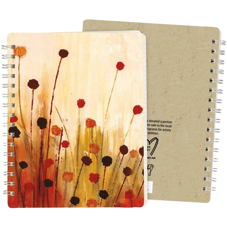 Reed Field Spiral Notebook - Paper, Metal