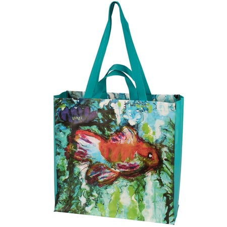 Goldfish Market Tote - Post-Consumer Material, Nylon