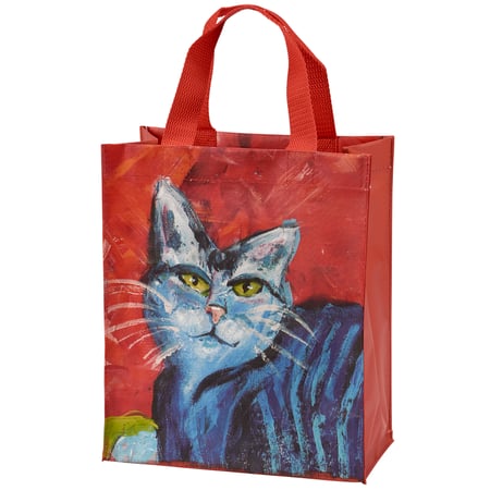 Colorful Cat Daily Tote - Post-Consumer Material, Nylon